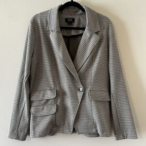 Maeve‎ By Anthropologie Womens Collegiate Knit Blazer Academia Size L